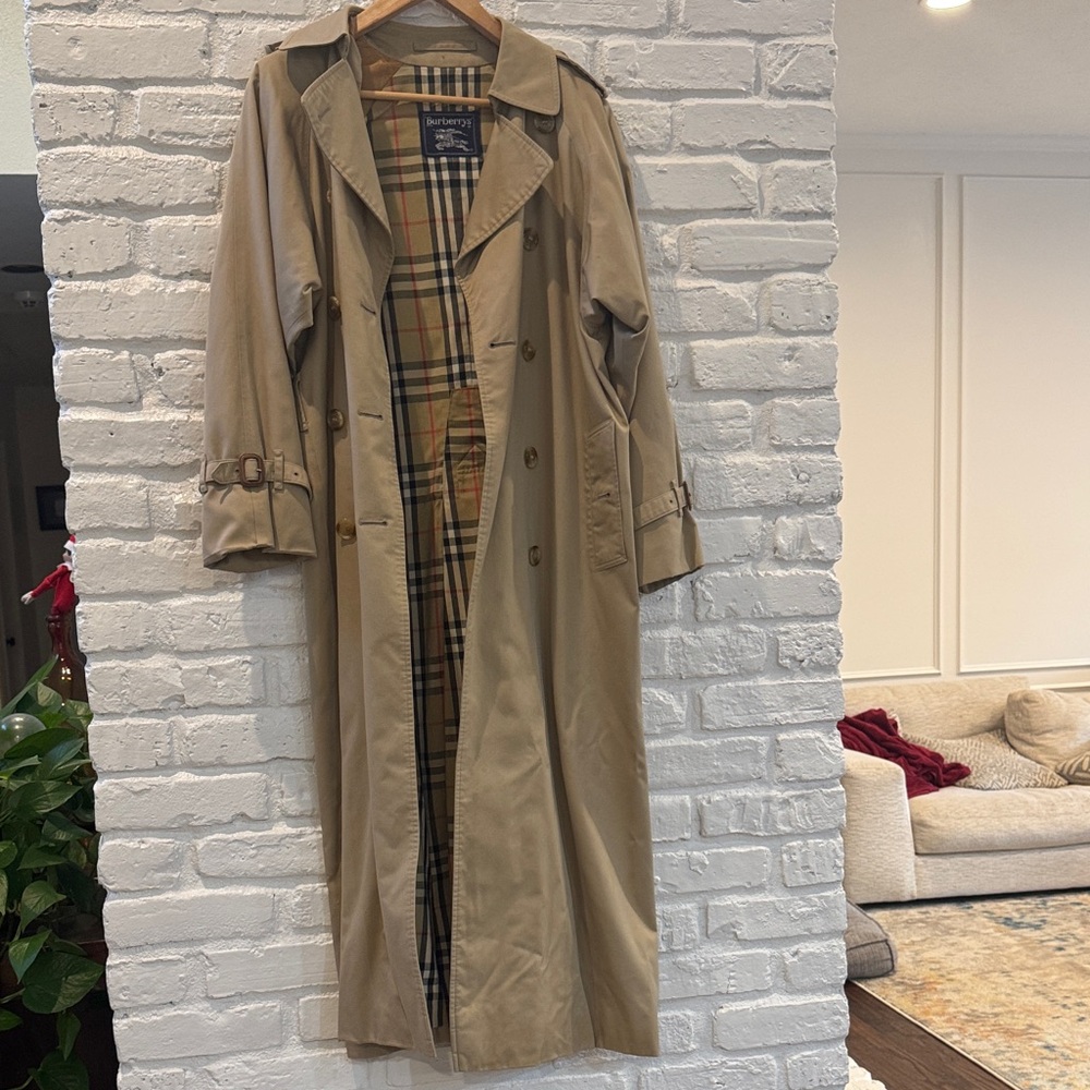Burberry Tan Trench Coat